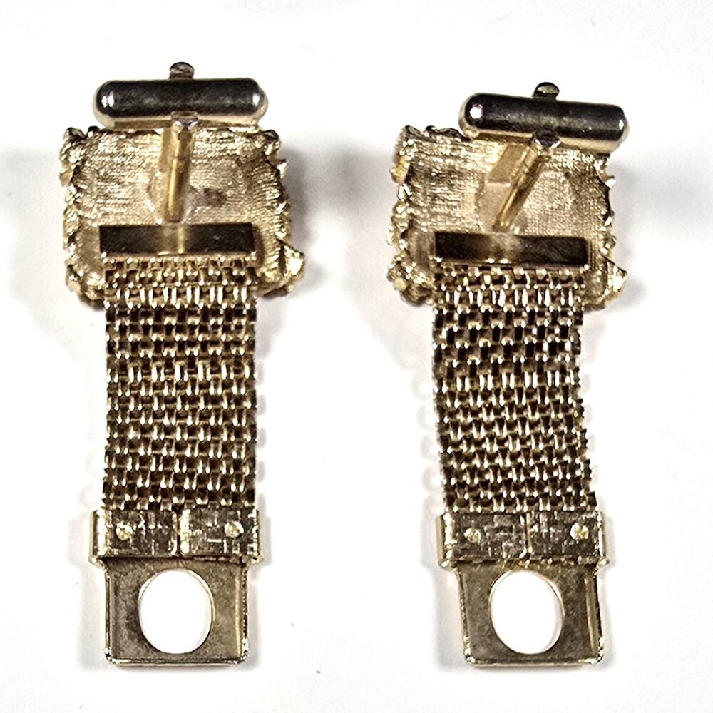 Cuff Links, Beautiful Stone, They will stand out from  the crowd! - Picture 3 of 3